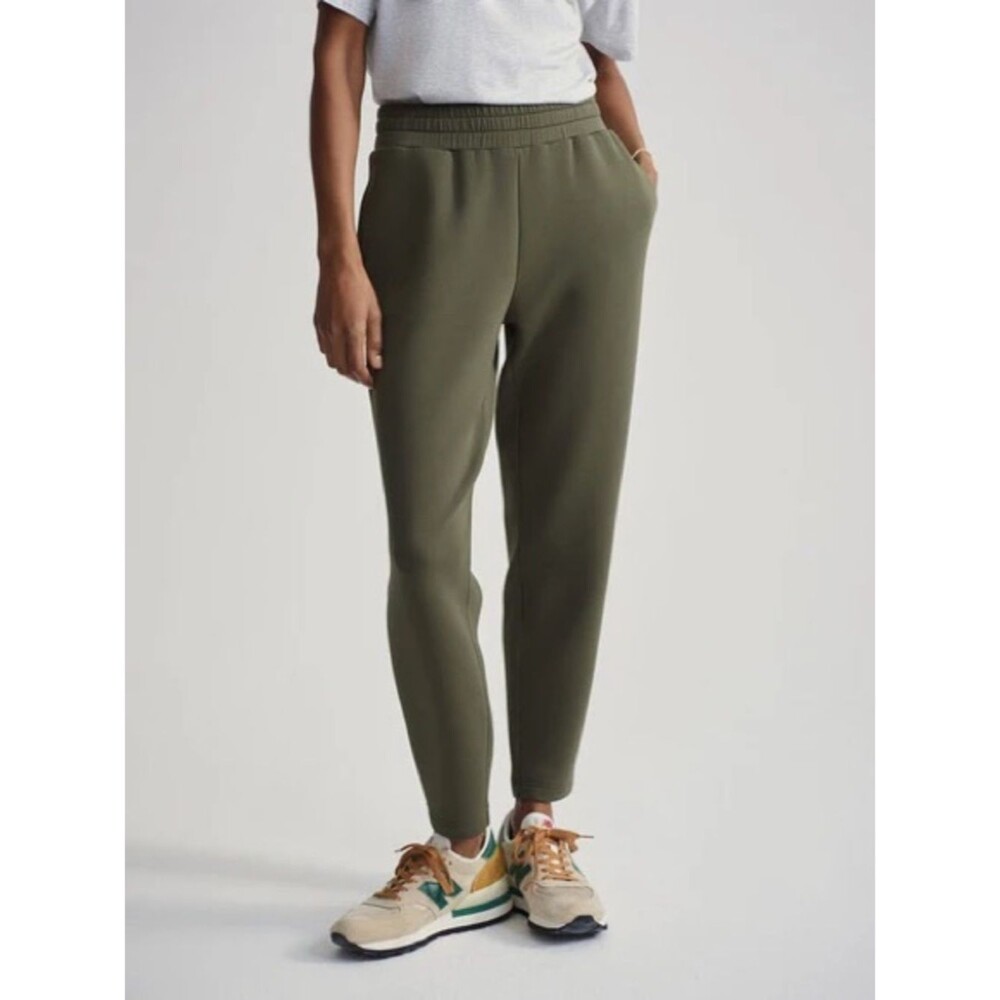 Varley DoubleSoft Olive Night The Slim Pants Size Small 25" Bestselling Style